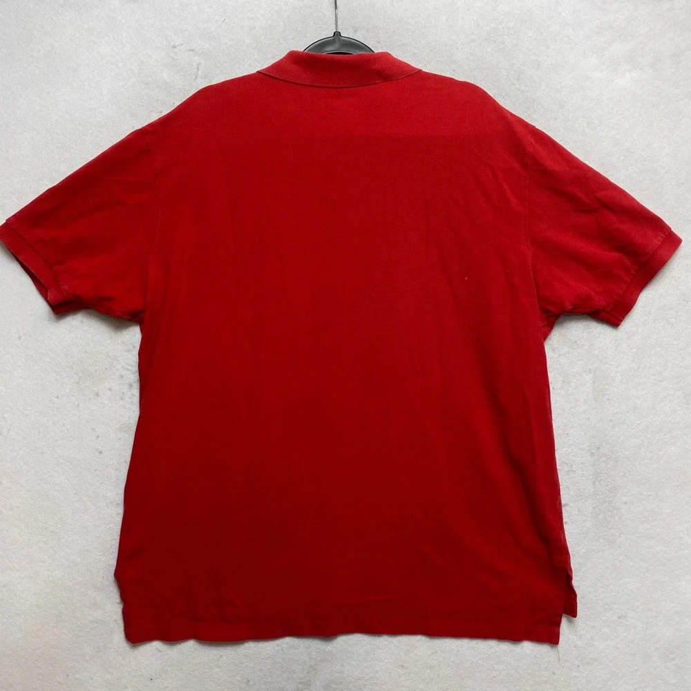 Polo Ralph Lauren Polo Shirt Mens XXL Red Short Sleeve Pique Pony Logo